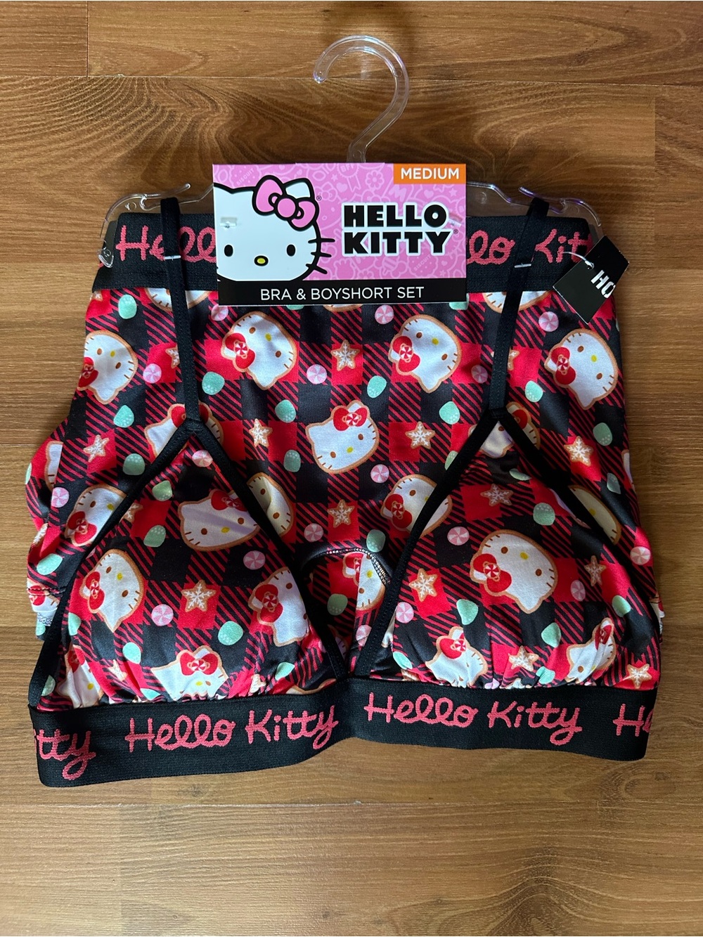 New Hello Kitty Bra & Boyshort set
